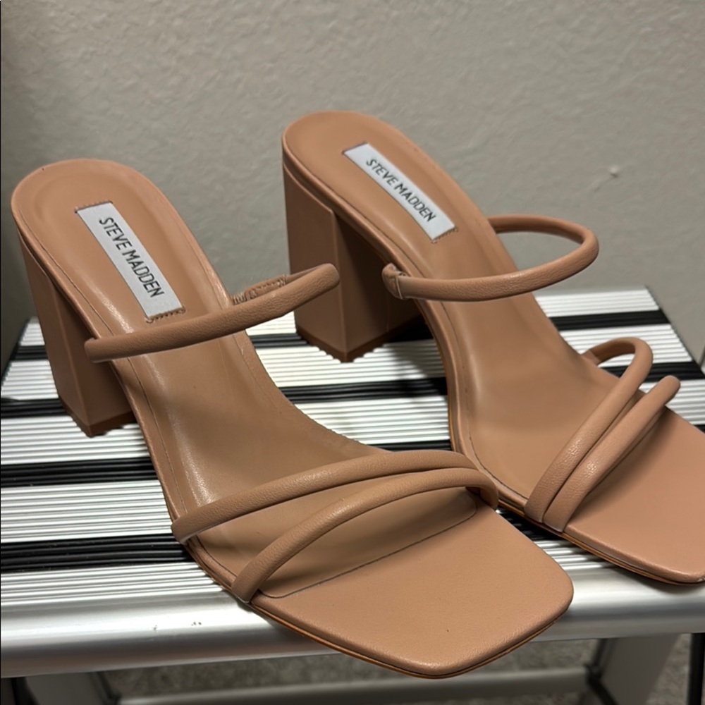 Steve Madden Tan Women's Heeled Sandals